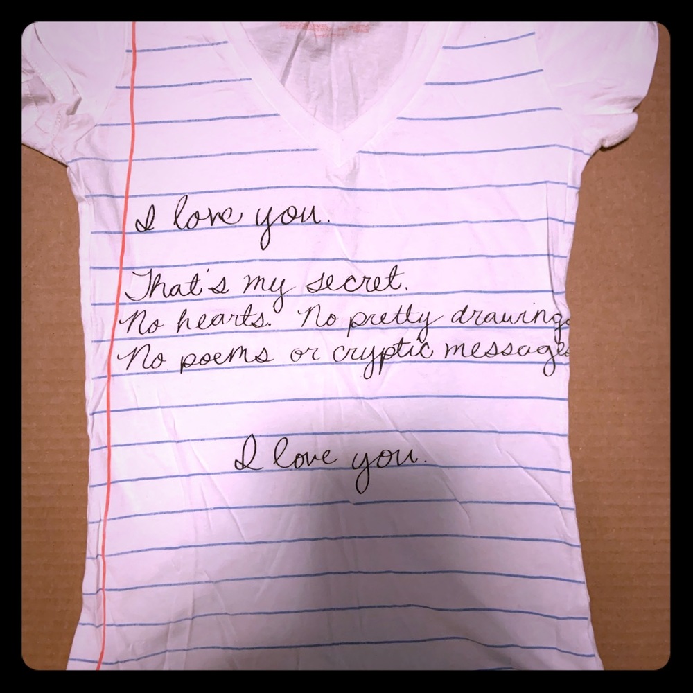 Adorable I Love You Note!